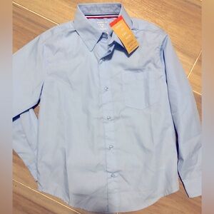 Boys French Toast blue button down shirt size 10